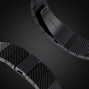 Luxury Carbon Fiber Band For Samsung Galaxy Watch 7 6 5 4 40mm 44mm Bracelet For Galaxy 5Pro 45mm 4 6 Classic 43 47mm 46mm Strap