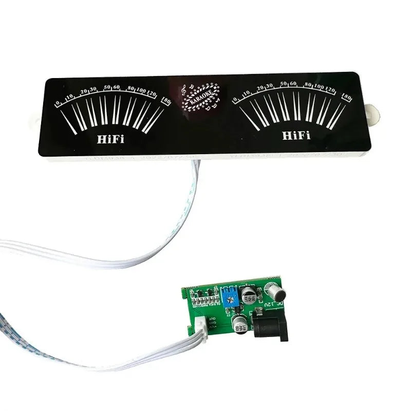 E-Electronic  LED Sound-controlled Music Spectrum Display with Ambient Light Pickup and Atmospheric Rhythm