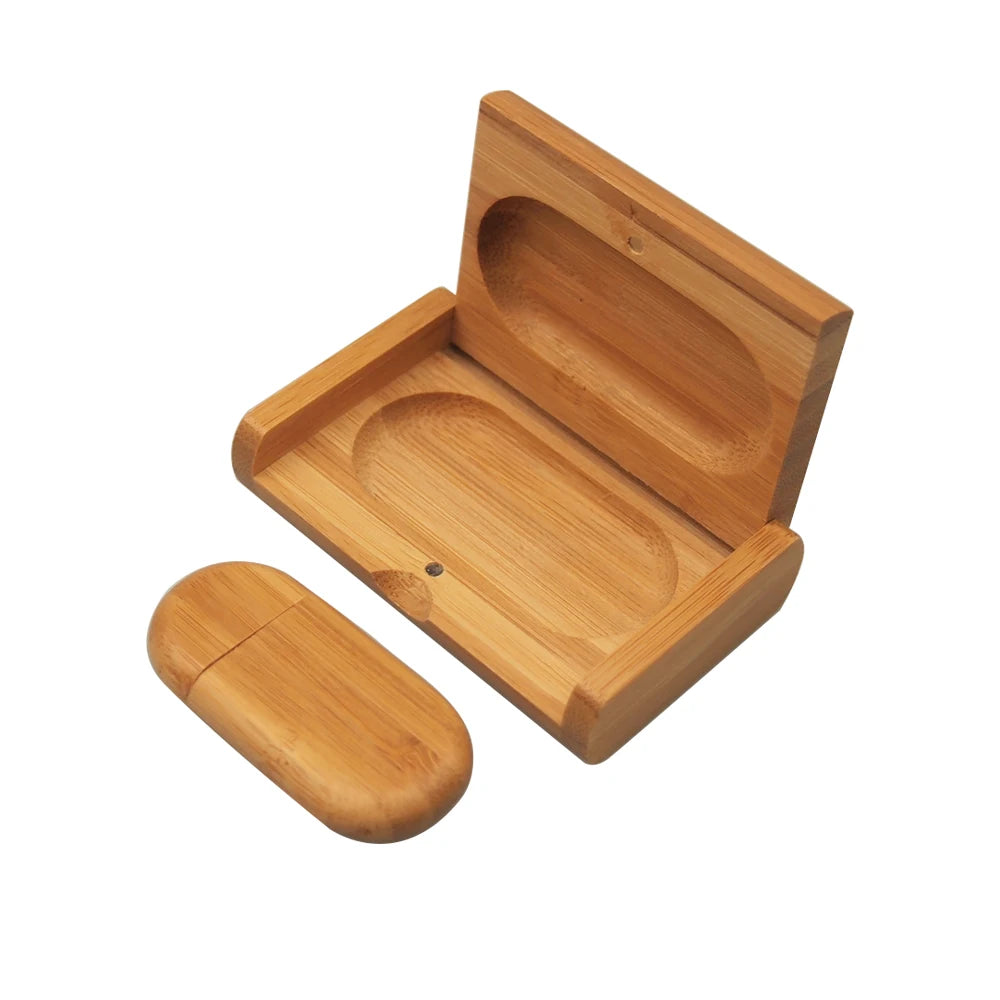 Wooden usb 2.0 with Box Usb Flash Drive Laser Engraving pen drive 4GB 8GB 16GB 32GB 64GB Pendrive for Photography wedding gifts