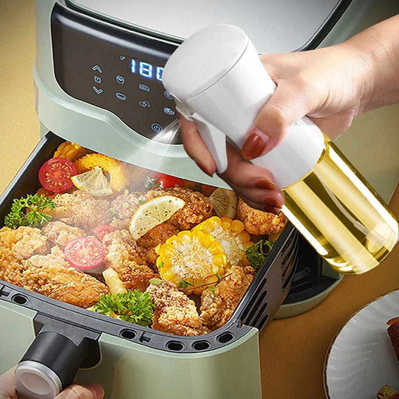 Spray Oil Sprayer for Kitchen Oils Spray Dispenser Bottle for Olive Oil Air Fryer BBQ Salad Baking Grilling Cooking Kitchen Tool