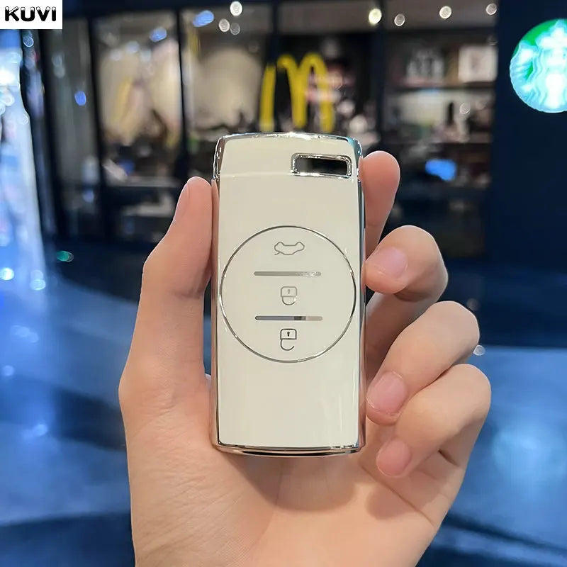 TPU Car Key Case Cover For Chery Tiggo 7 Pro 8 Pro Exeed Tiggo 2 3x Arrizo 5 Pro Gx 5x EQ7 Tiggo 4 Car Accessories Keychain