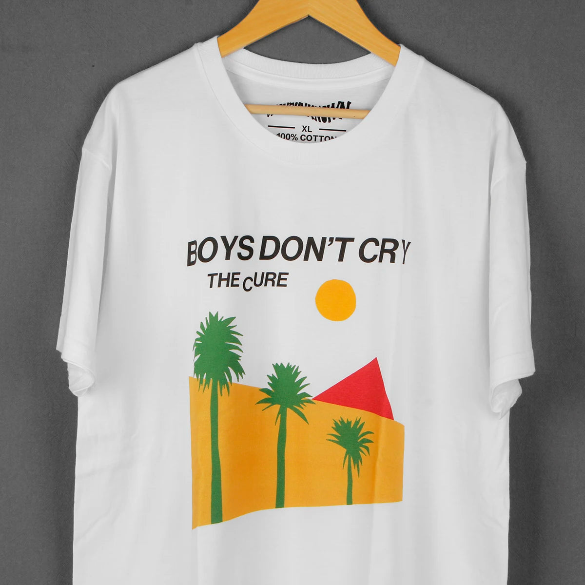 Boys Don't Cry The Cure T Shirt New Wave Post Punk Smiths Talking Heads Band Short Sleeves Men's Top Graphic Rock Printed Shirt