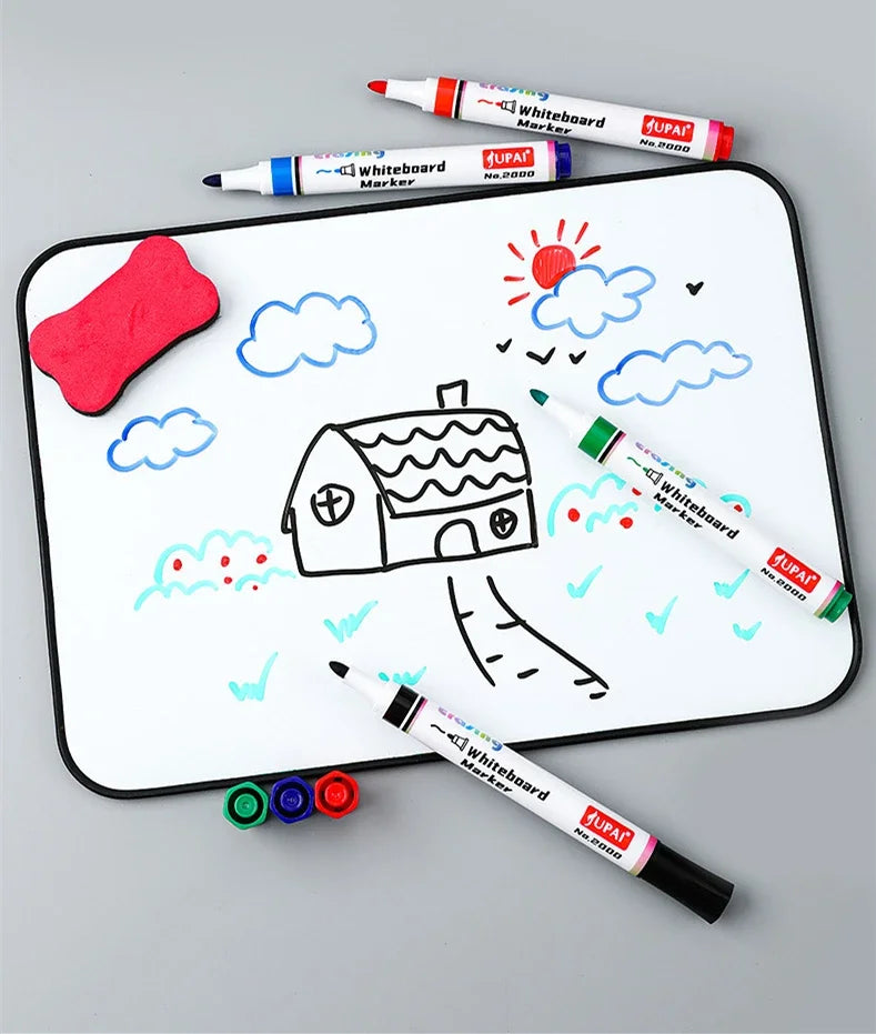 4Pcs/Set Erasable Magnetic Whiteboard Marker Pen Blackboard Marker Chalk Glass Ceramics Office School Art Marker Stationery