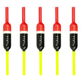 FTK 5pcs/pack Balsa Wood Fishing Floats Bobbers Spring Vertical Buoys Slip Bobber For Crappie Panfish Catfish Walleye Bass