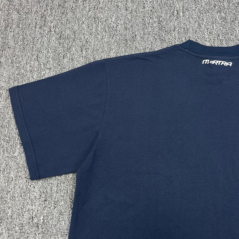 American High Street Trend Mertra T-shirt High-quality Cotton Casual Short-sleeved Top