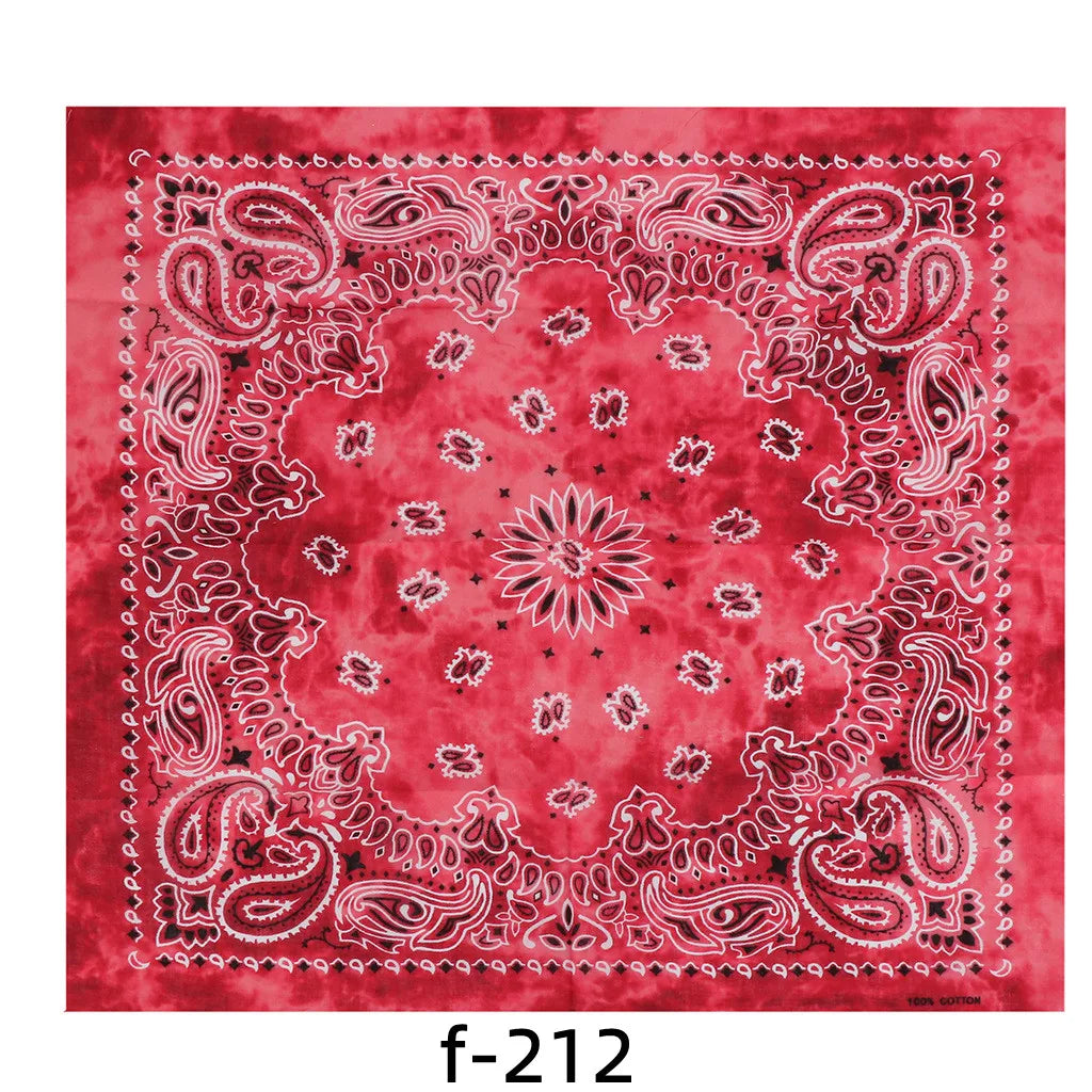 f151 Unisex Hiphop Cotton Bandanas Face Mask Scarf Headwear Women Snood Headband Men Fishing Mask Hiking Balaclava Handkerchief