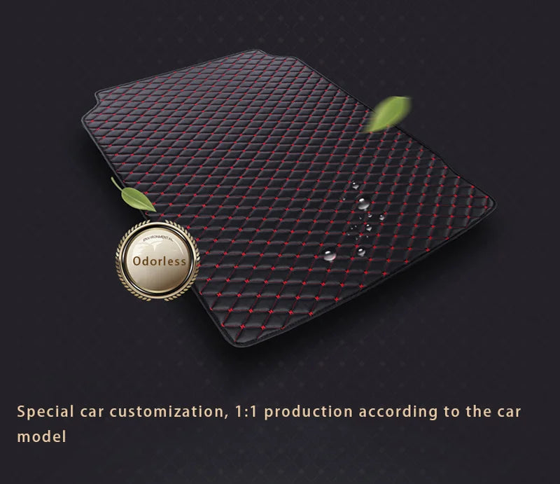 Car trunk mat for Infiniti Q50 Non-hybrid 2014 2015 cargo liner carpet interior accessories cover