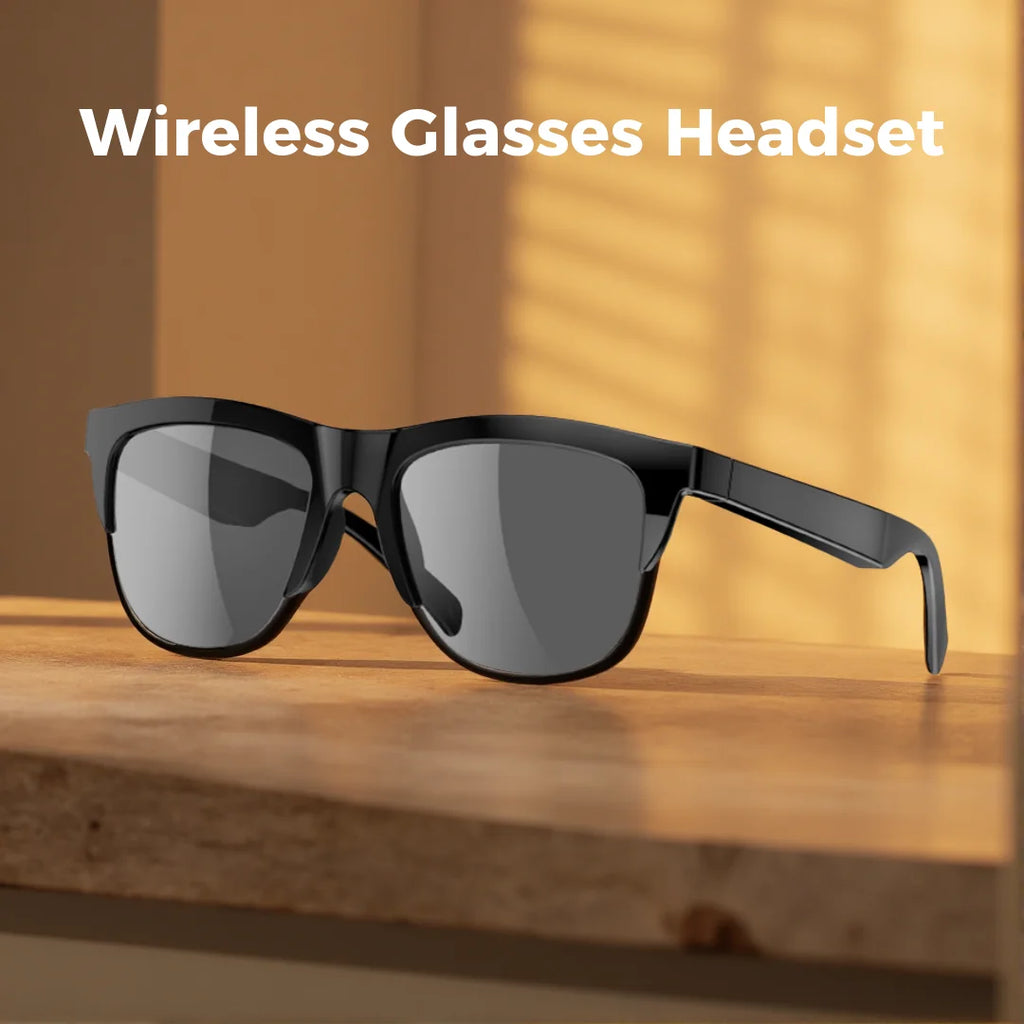 Sunglasses Earphones UV400 Protection PC Lens Sunglasses with Built-in Earbuds Headphones Hifi Sound Music Sport Headset Game