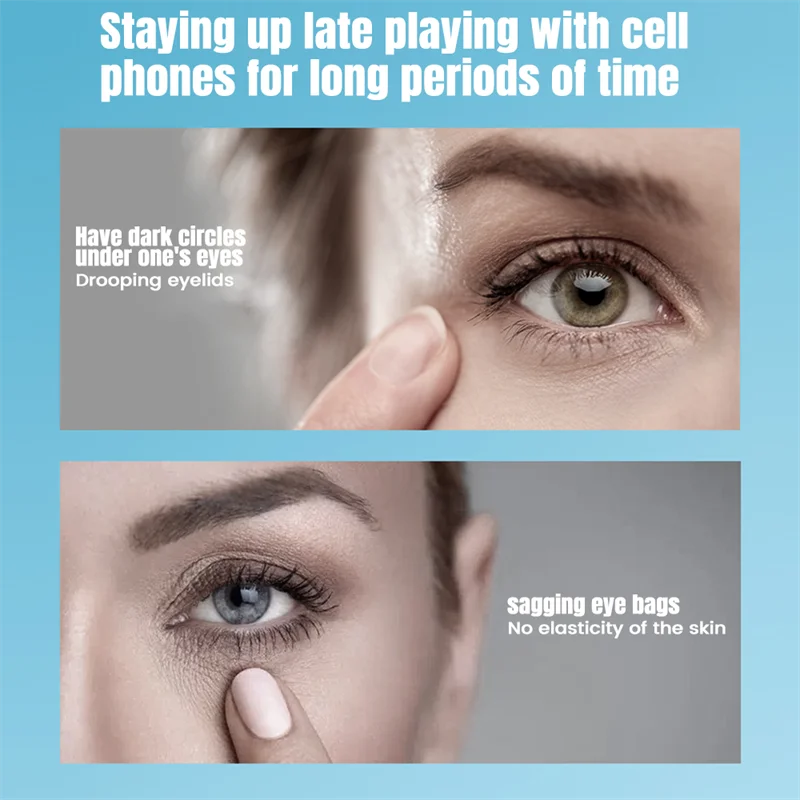 VEZE Eye Serum Firming Eye Cream Anti Dark Circles Hyaluronic Acid Hydration Nourishing Fade Line Eye Skincare