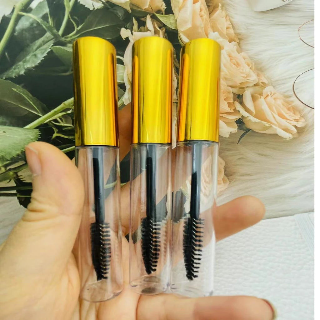 10ml Lip Gloss Tubes Empty mascara bottle Clear Plastic DIY Refillable cosmetic packing container