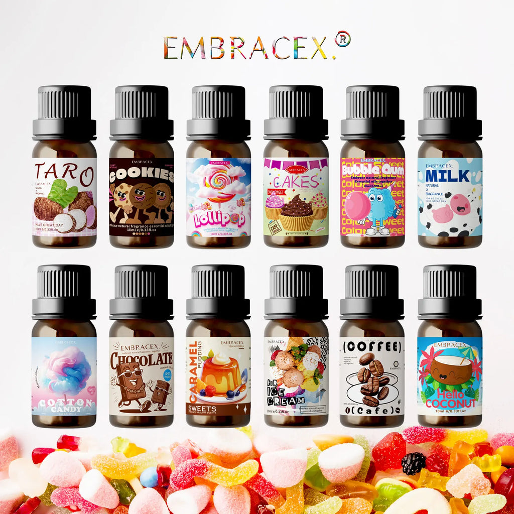 18 type Gourmet Essential Oils Vanilla Coconut Coffee Chocolate For Diffusers Candles Making Gifts For Women Perfume Skincare