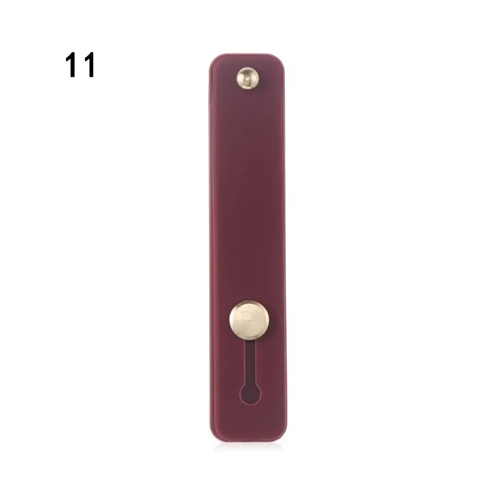 Fashion Phone Holder  Silicone Phone Hand Band Holder Finger Ring Push Pull Grip Stand Candy Color Bracket