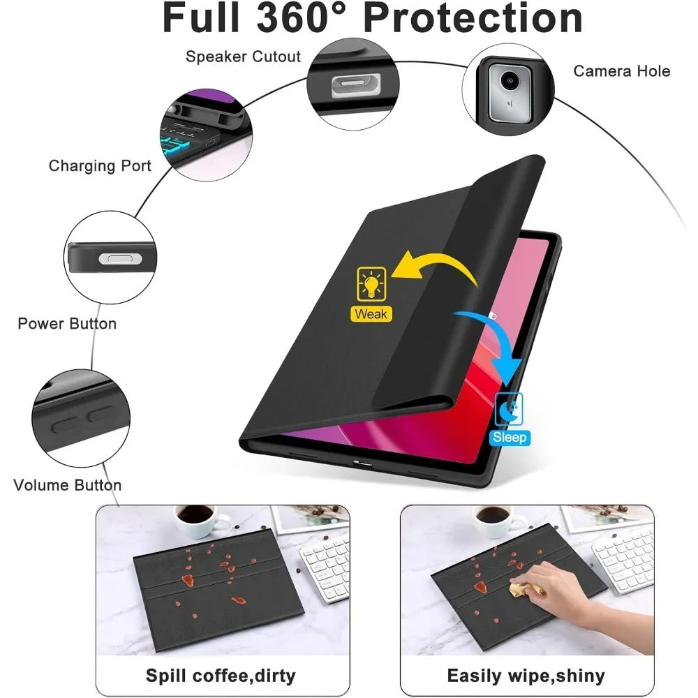 Tablet Case for Lenovo Xiaoxin Pad 11 lnch 2024 2025,Detachable  Keyboard Case for Lenovo Tab M11 / Idea Tab 11" with Pen Slot