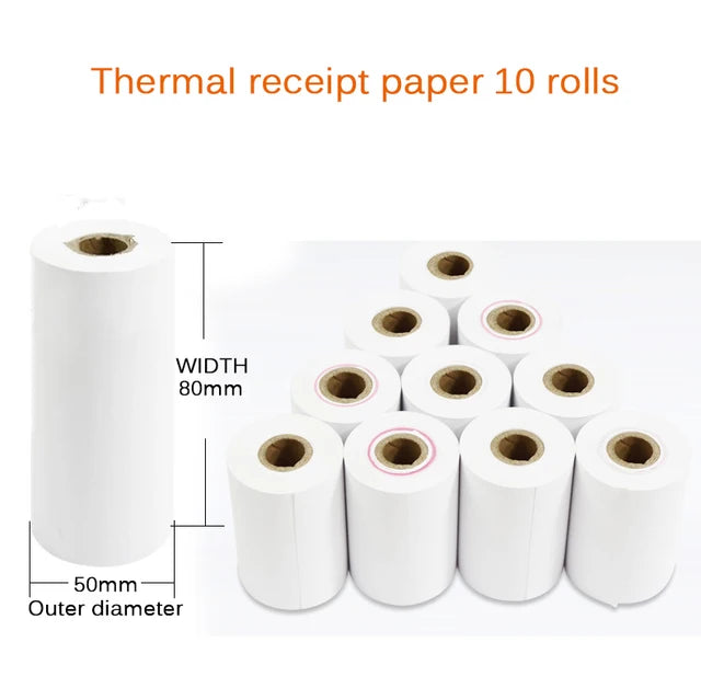 NETUM Thermal Paper Rolls Cash Register Receipt paper 58mm/80mm (10 rolls per Case)
