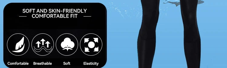 Men Youth Boys Wetsuit Thin Quick-Drying Swimsuit One-Piece Anti-Jellyfish Surfing Sunscreen Clothes Swimming Suit Dive Skin