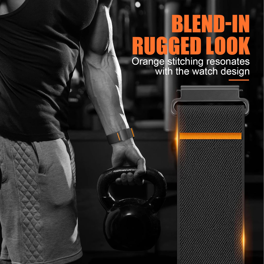 Magnetic band for redmi watch 5 Active/5 Lite strap nylon correa amazfit bip 6/5/helio/Balance 2/GTR 4 3 2/22mm watch straps