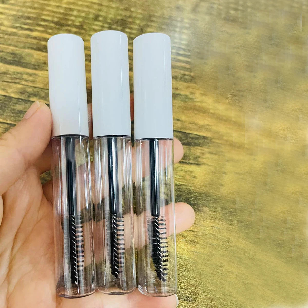 10ml Lip Gloss Tubes Empty mascara bottle Clear Plastic DIY Refillable cosmetic packing container