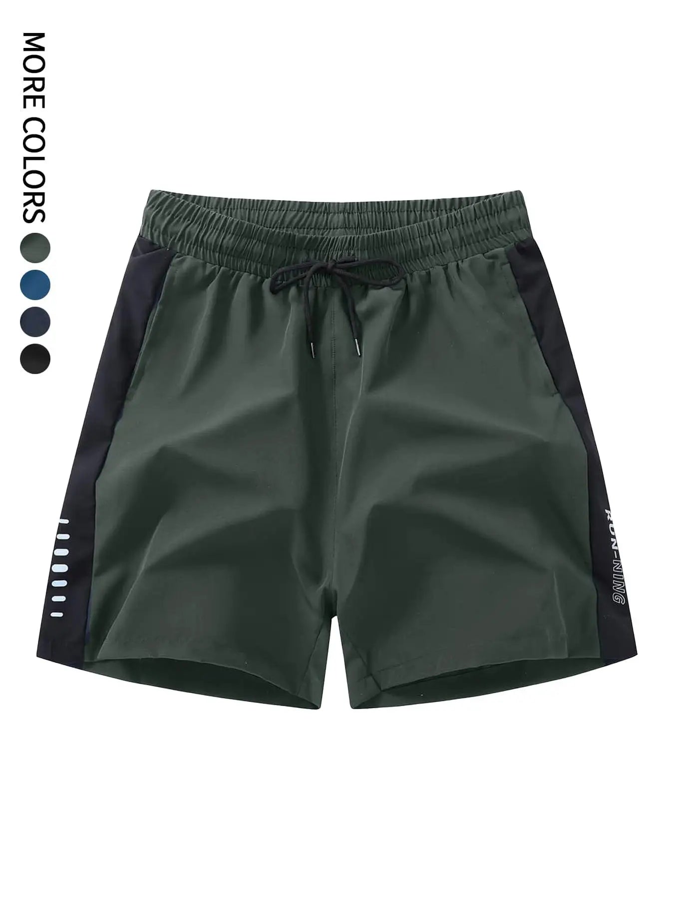 Men's Shorts Single Pack, Fitness, Cycling, Outdoor Hiking, Swimming, Comfortable Shorts, Running, Quick-Drying, Cool, Breathable, Sweat-Absorbent, Plain Shorts