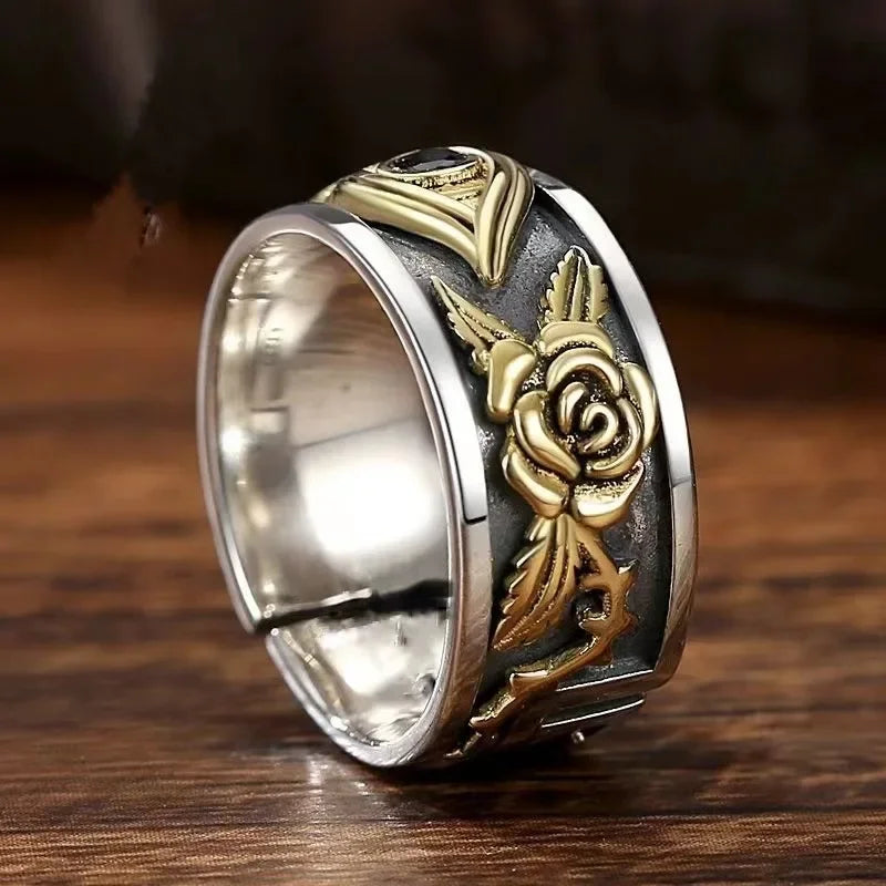 Best Sellers! S925 Thai Silver, Horus Eye Retro Ring