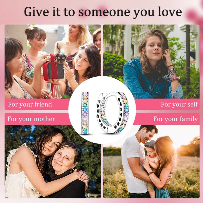 Hot Sale 925 Sterling Silver Spring Zircon Sunflower Stud Earrings For Women 2023 Trending Fashion Jewelry mother's day gift