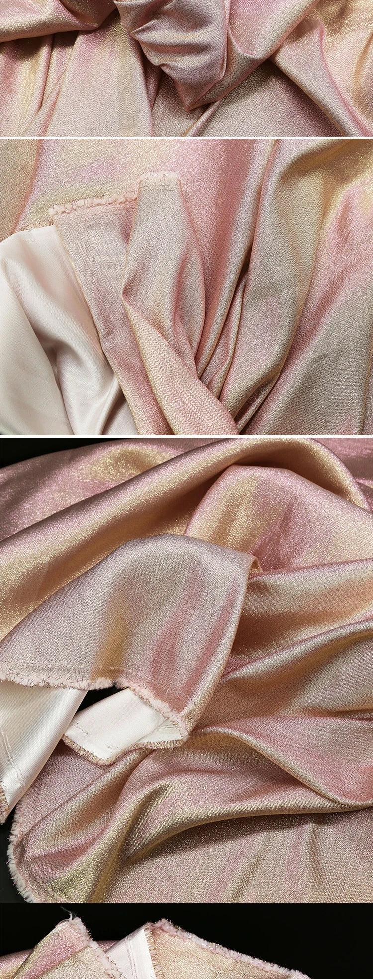 Mermaid Gradient Phantom Fabric Glitter By The Meter for Upholstery Skirts DIY Sewing Fashion Designer Cloth Breathable Textured