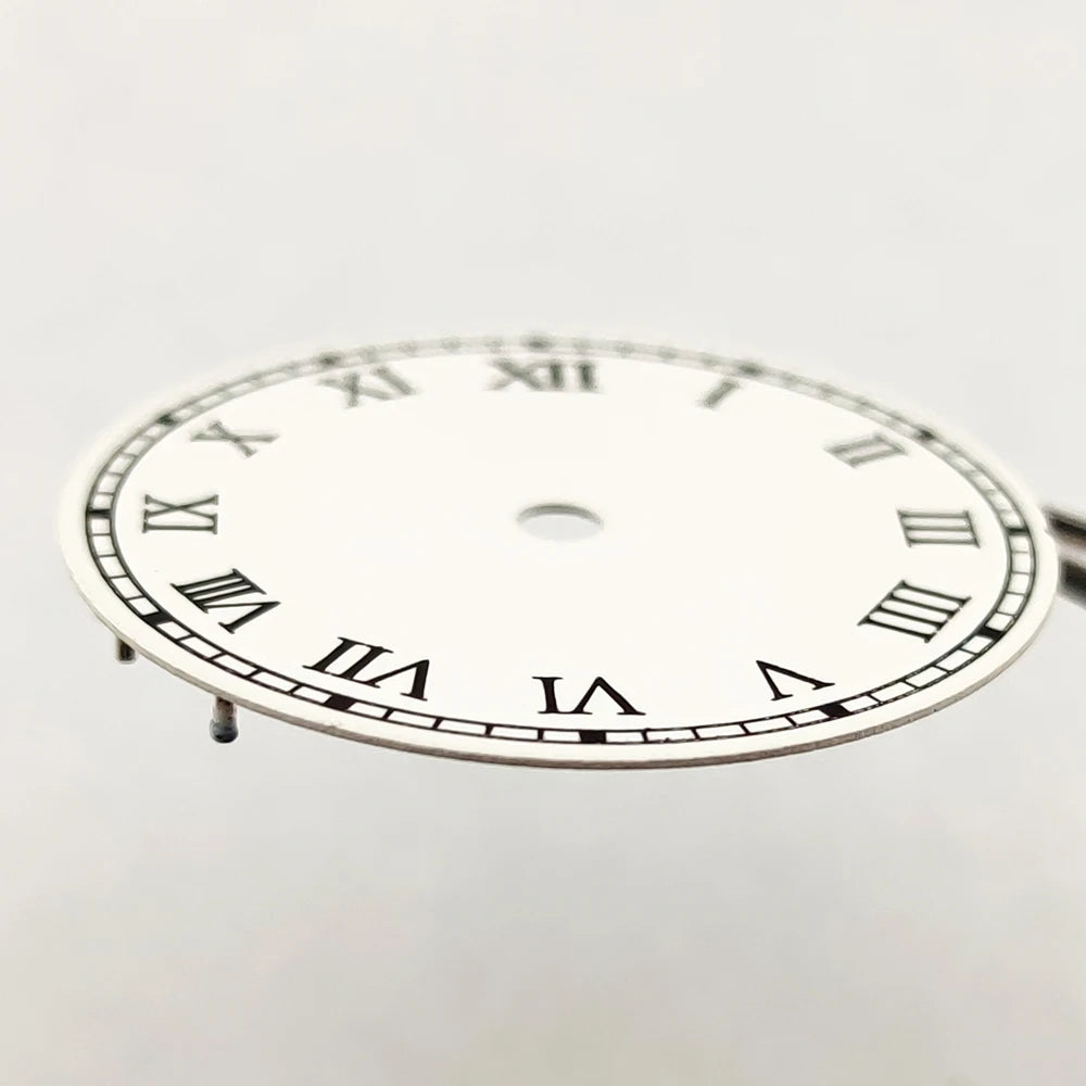 NH35 dial Matte Dial 28.5mm Dial Matte black/white for NH35 movement Black White Dial watch accessories