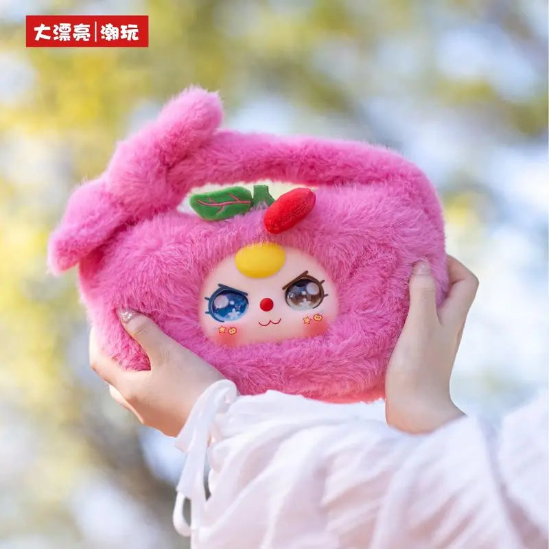 Hot Original Babythree Baby Fruit Handbag Series Blind Box Cute Doll Plush Shoulder Bag Surprise Box For Girl Christmas Gift