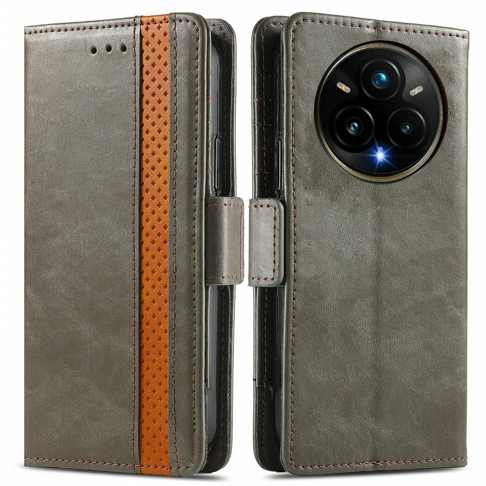 RFID Leather Flip Case for Realme 14 Pro Plus 5G Luxury Cover Magnet Book Capa Realme 15 14T 13 12 Plus Realme12 X Wallet Funda