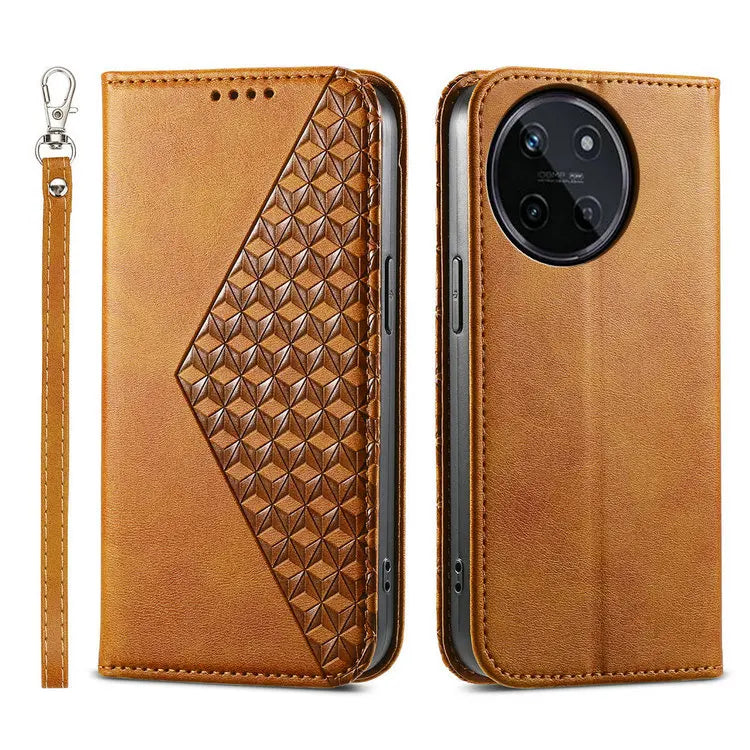 For Realme 15 12 13 14 Pro Plus 5G Book Case Magnet Leather Texture Wallet Funda Realme15 Phone Realmi 14 Pro+ 14X Flip Cover