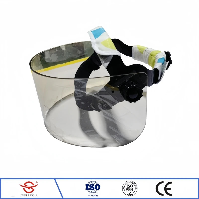 X-ray protective 0.1mmpb lead glass face mask radioactive laboratory radiological protection medical isolation protective mask