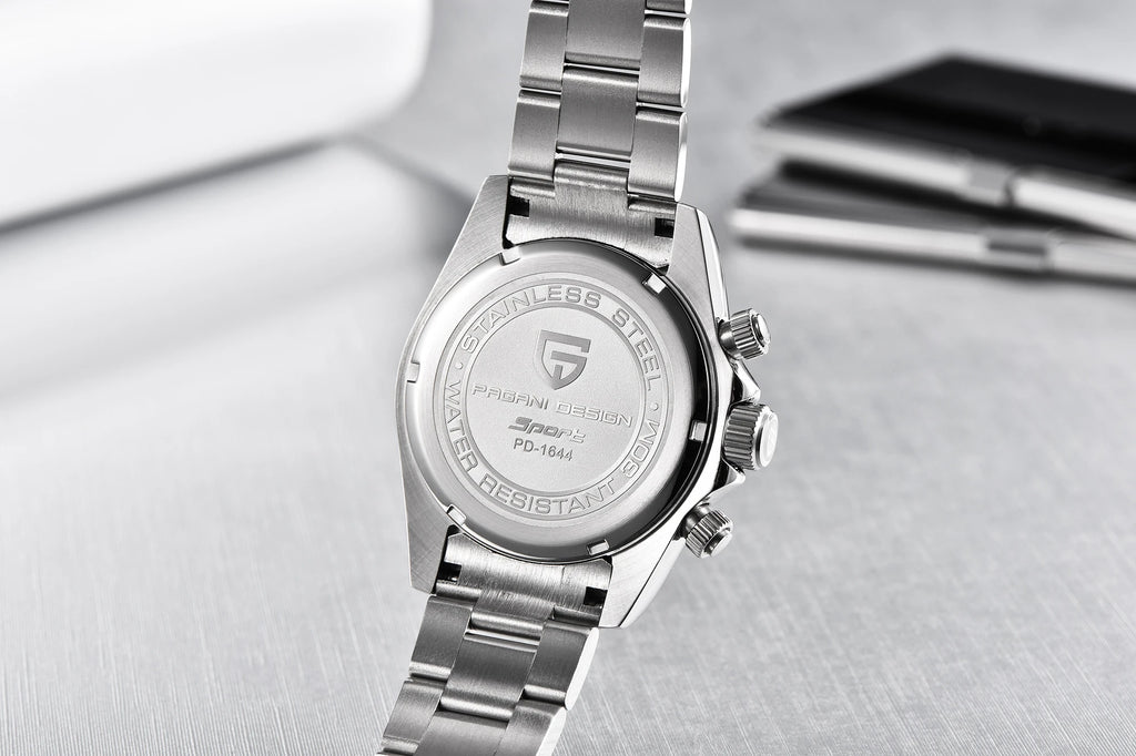 PAGANI DESIGN Men's Casual Quartz Watch 40Mm Outdoor Trendy Stainless Steel Sapphire Wear-Resistant Mirror Luminous Diving Watch