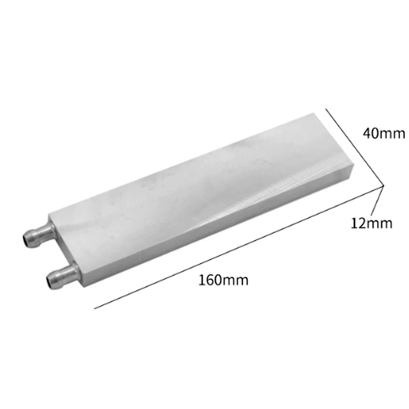 Aluminum PC Water Cooling Radiator For Liquid Cooler Processor Heat Sink 40 80 120 160 200 240 250mm