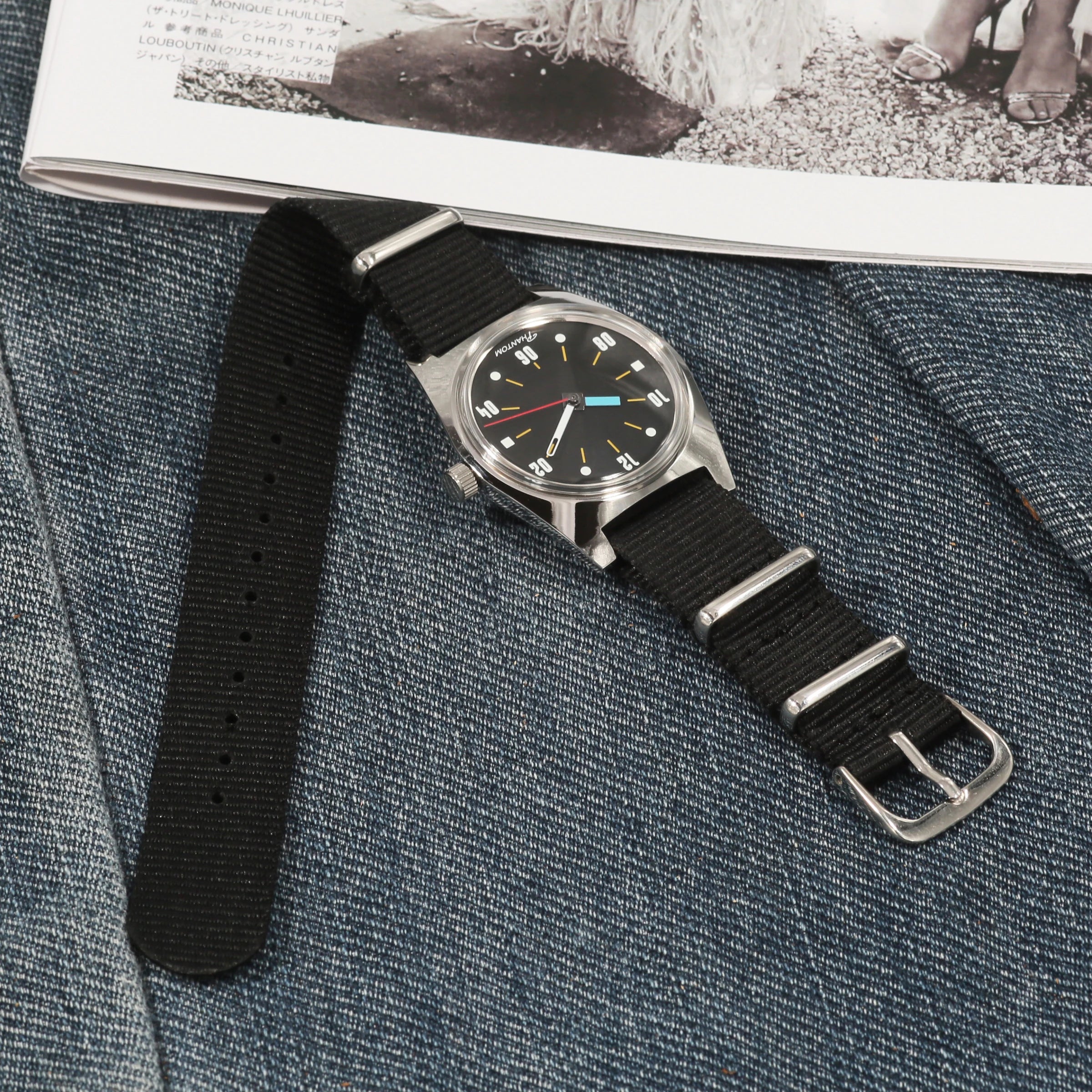 PHANTOM men’s Hand-Wind Mechanical Watch 7120 Waterproof Bauhaus Design Watch for Men wholesale