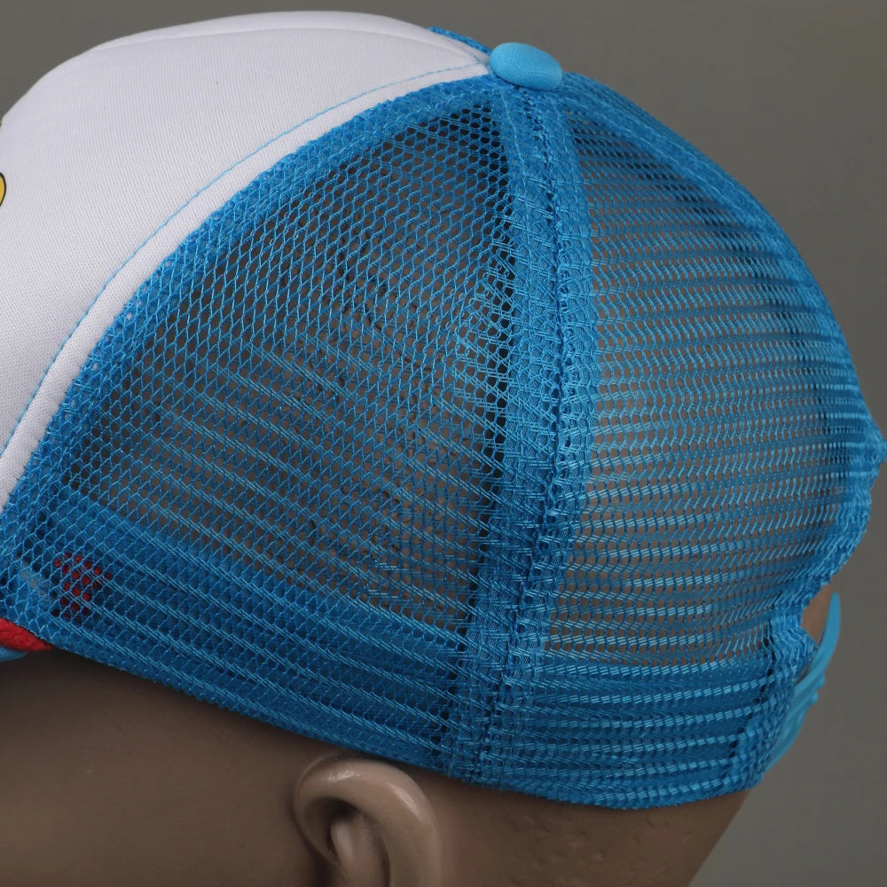 Anime Caps Season 4 Dustin Hat Baseball Cap Retro Mesh Trucker Thinking Cap Accessories