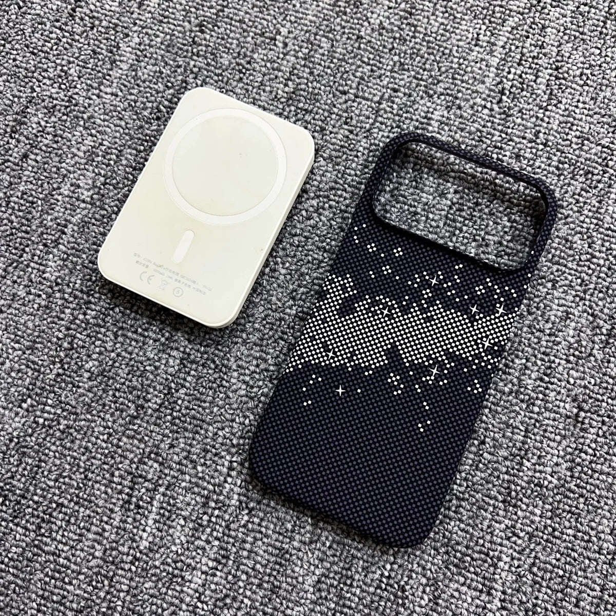 Frameless Carbon Fiber Starry Sky For Magsafe Magnetic Case For iPhone 17 Air 16 15 14 13 12 Pro Max Plus Wireless Charge Cover