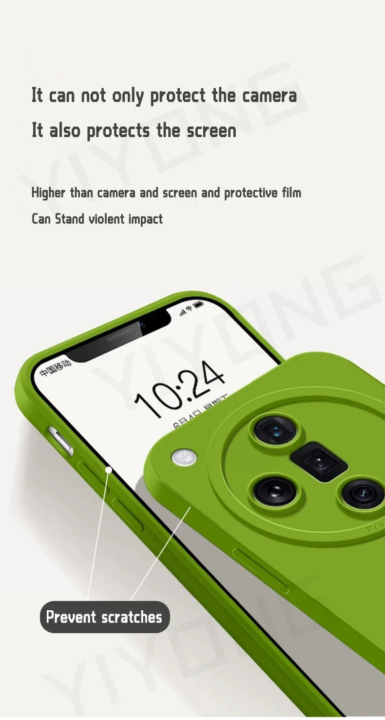 For FindX8 Pro Case YIYONG Silky Feel Liquid Silicone Soft Cover For OPPO Find X8 Ultra X9 Pro FindX9 5G Shockproof Phone Cases