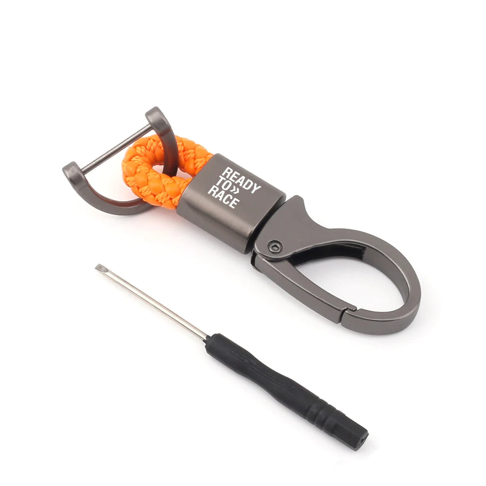 For Ktm Ready to Race Duke 200 390 690 790 890 1190 1290 Adventure Rc8 Rc390 Motorcycle Zinc Alloy Keychain Key Chain Holder