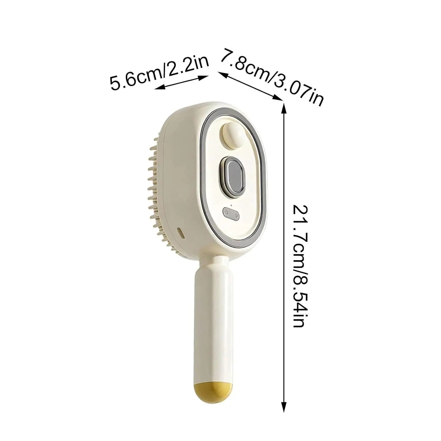 Electric Steam Brush for Hair Rechargeable Hair Brush with Water Spray Reduce Frizz Detangling & Anti-Static Hair Brush