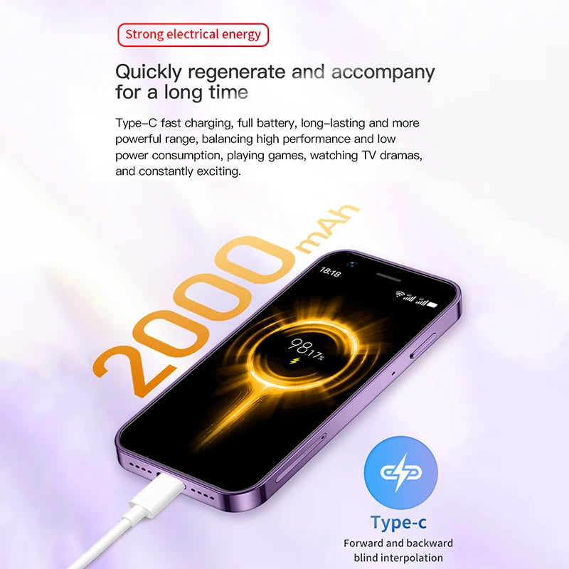 SOYES XS16 Americas Version 4G Network 3.0" Mini Smartphone 3GB RAM 64GB ROM Android 10.0 WIFI Bluetooth GPS Small Phone
