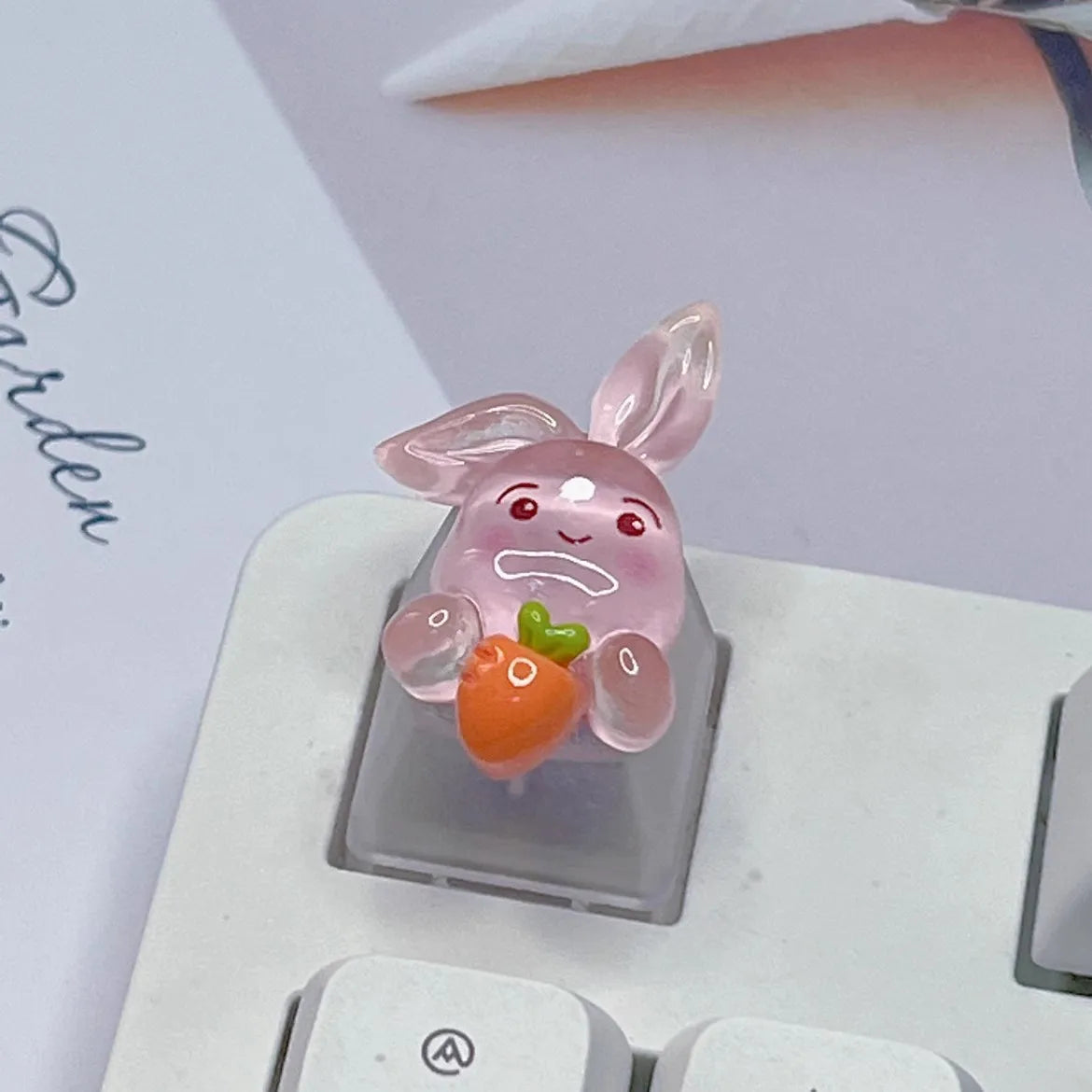Keycap Games Backlit Cat Paw DIY Star Key Cap Mechanical Keyboards Keycaps for Mechanical Keyboards R4 Height Cherry MX Axis