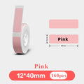 1Roll P12 P15 Thermal Label Sticker 12mm*40mm tape Compatible D30 Q30 Marklife P11 P50 L12 DELI Q2 Labeller
