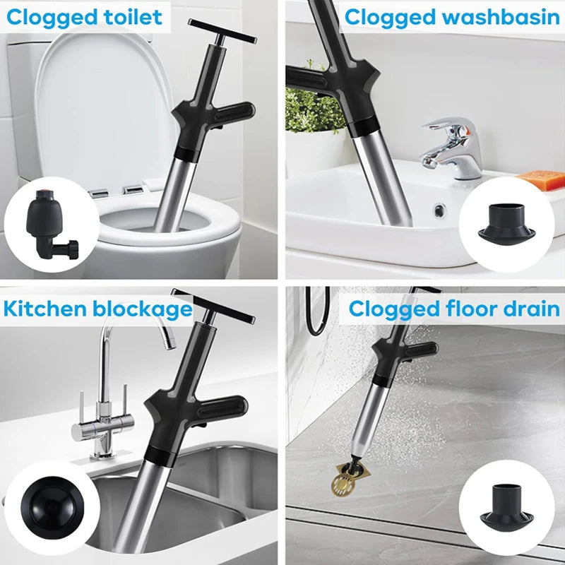 Toilet Unclogger, A Universal Tool Used To Clear Blockages In Sewers And Toilet Pipes, Suitable For All Types Of Pipes