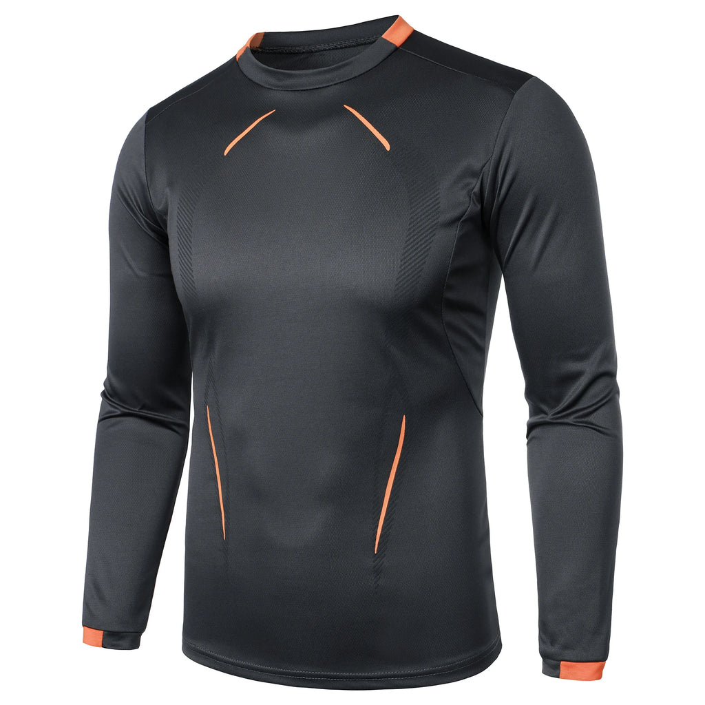 Summer men's fitness sports training Breathable short sleeve quick drying clothes men's sports fashion long sleeve T-shirt