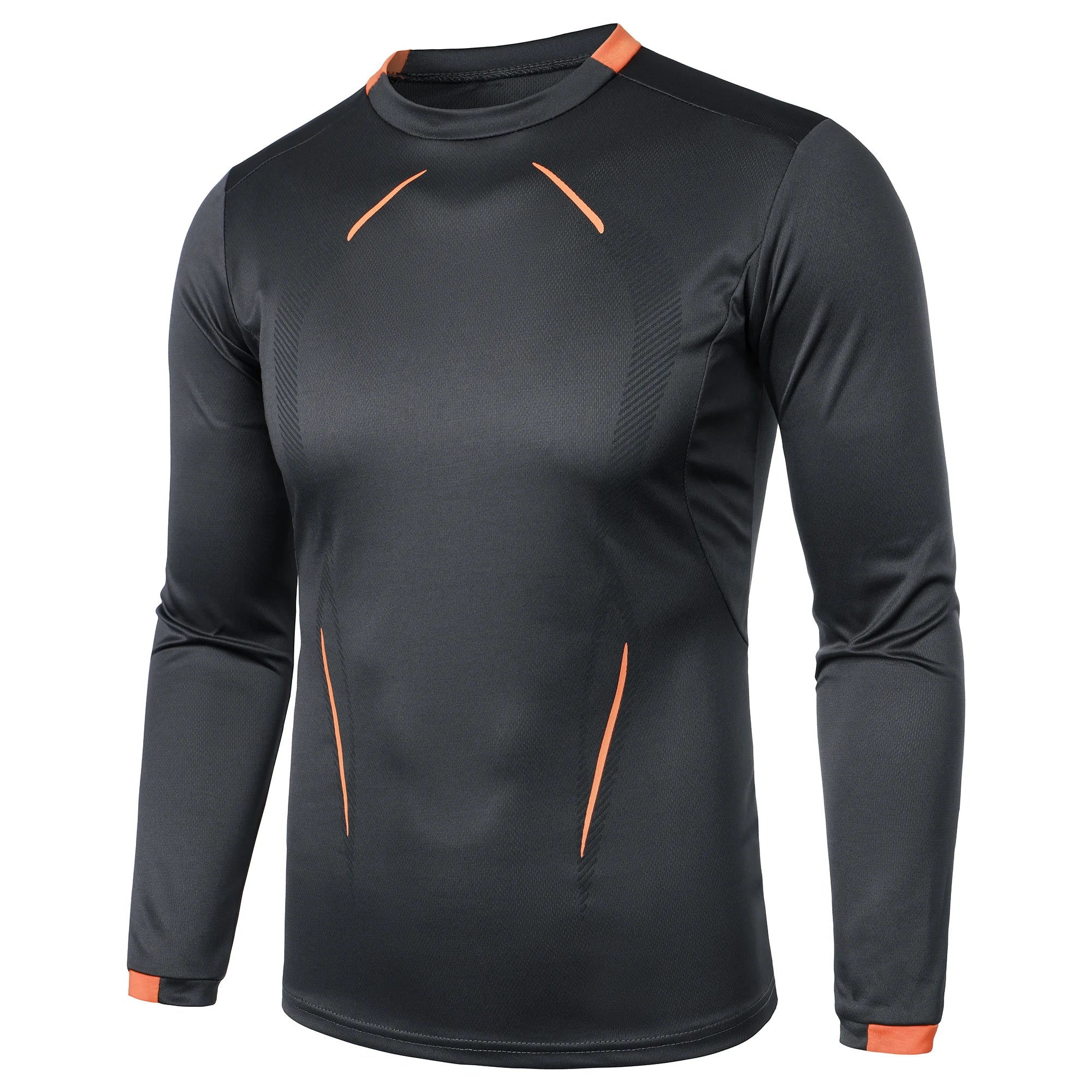 Summer men's fitness sports training Breathable short sleeve quick drying clothes men's sports fashion long sleeve T-shirt