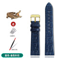 Alligator wacth strap Ultra Thin 12 13 14 15 16 18 20 22mm men women Black Brown Blue Crocodile Leather watchband For any brands