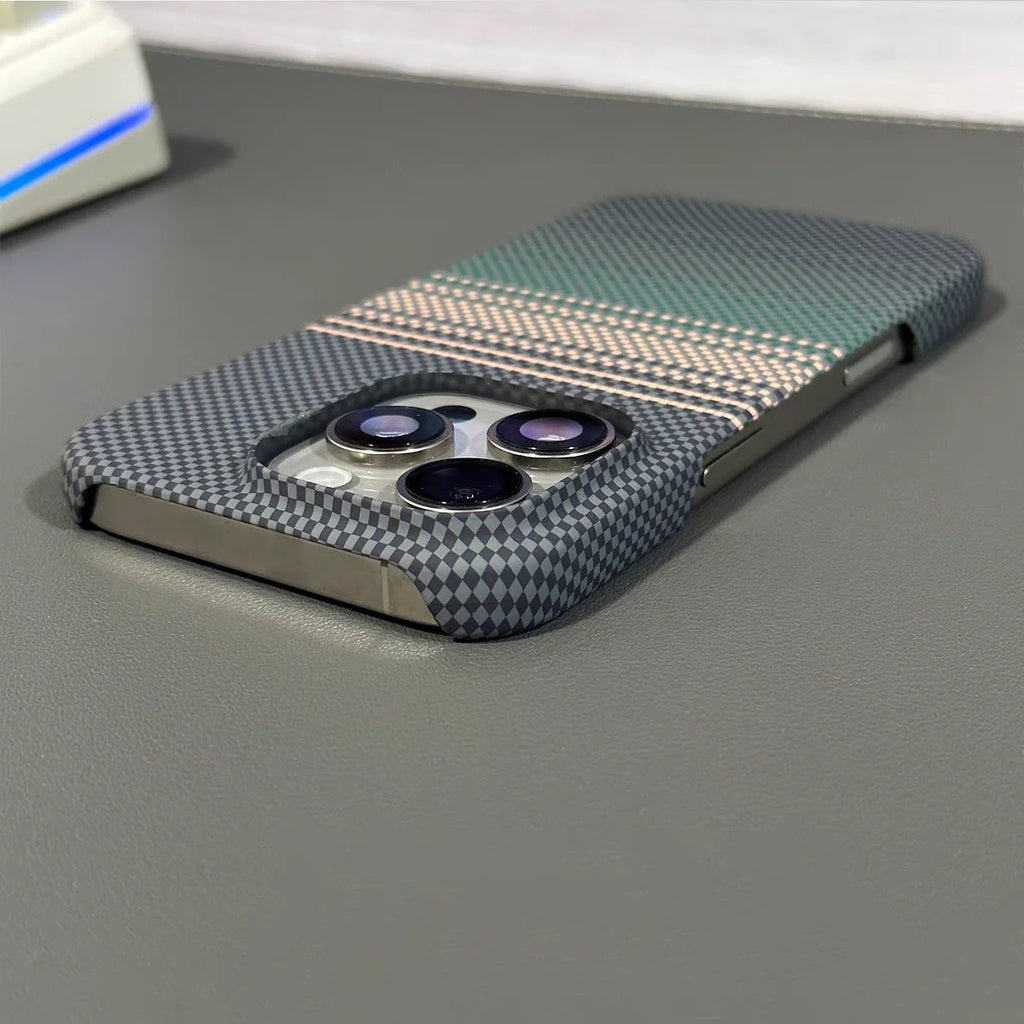 Frameless Carbon Fiber Starry Sky For Magsafe Magnetic Case For iPhone 17 Air 16 15 14 13 12 Pro Max Plus Wireless Charge Cover