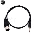 3.5mm Stereo Jack Audio Cable 3.5 mm Aux Male to MIDI Din 5 Pin MIDI Male Female Plug Audio Extension Cord for Microphone MIC