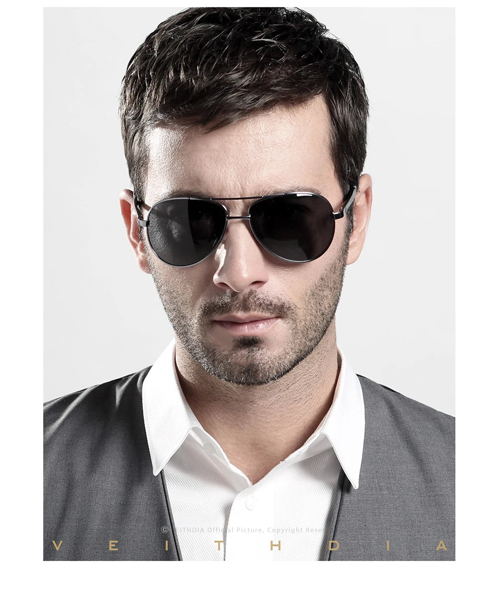 VEITHDIA Brand Sunglasses Men Polarized UV400 Sun Glasses Outdoor Sports Driving Male Women Eyewear Accessories For Female 1306