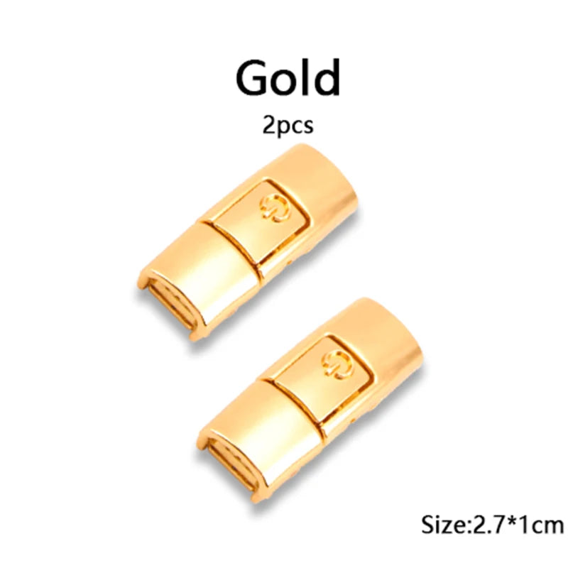 New Colorful Metal Shoelace Clip Press buckle Shoelaces Press Lock Shoes Accessories AF1 Sneakers Kits Metal Laces Tip