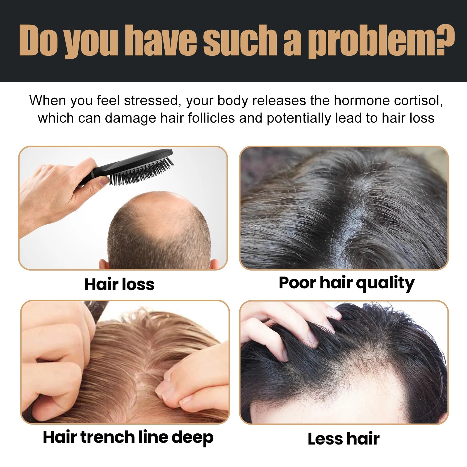 EELHOE Strengthen Hair Growth Shampoo Anti Frizz Hair Products Scalp Care Extremely Damaged Hair Treatment for Hair Loss Shampoo